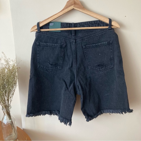 Wild Fable NWT High rise Black Denim Bermuda Shorts - Picture 5 of 6